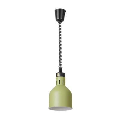 Výškově nastavitelná ohřívací lampa válcová, HENDI, Zelená, 230V/250W, ⌀175x(H)250mm | 273791